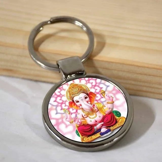 Round Metal Costomized Keychain Gift For, Friend,Birthday ,Anniversary Family-7x4 Cm