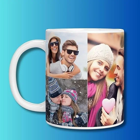 Coffee Mug Photo Printed for Gift, Photo Mugs Personalised, Coffee Mug Personalized White Ceramic Photo Mug for Gift Personalized