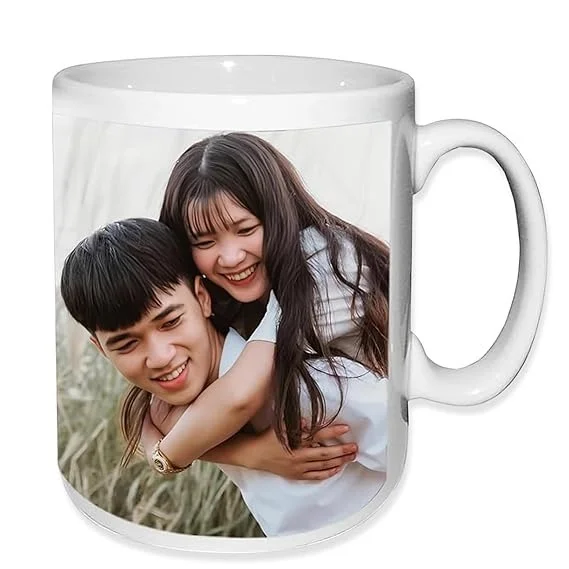 Coffee Mug Photo Printed for Gift, Photo Mugs Personalised, Coffee Mug Personalized White Ceramic Photo Mug for Gift Personalized