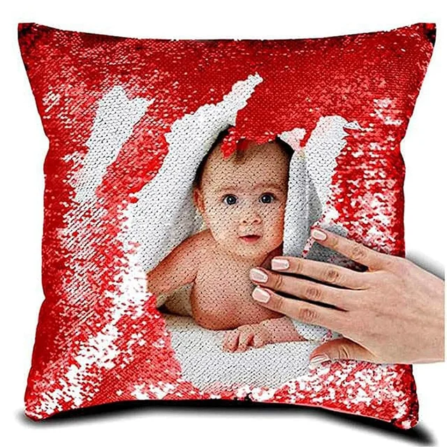 Personalised Magical Photo Cushion For Gifting On Anniversary Birthday Size :- 12X12 Inch