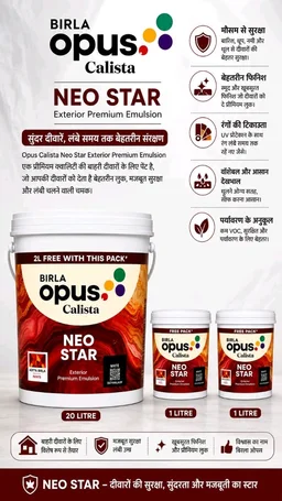 Birla Opus Calista Neo Star ( 20 Litter ) Premium Emulsion