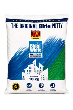 Birla Opus Wall Putty 40 KG – Smooth Finish, Easy Application - 5kg, White