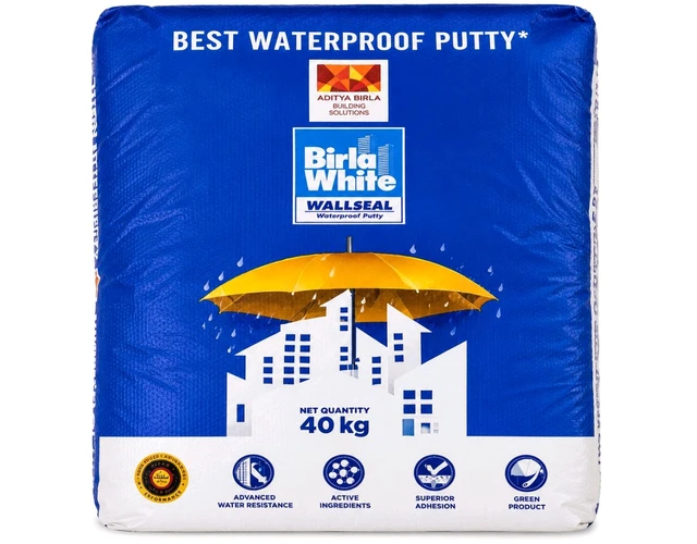 Birla Opus Birla White PUTTY WATERPROOF - 20 kg, white
