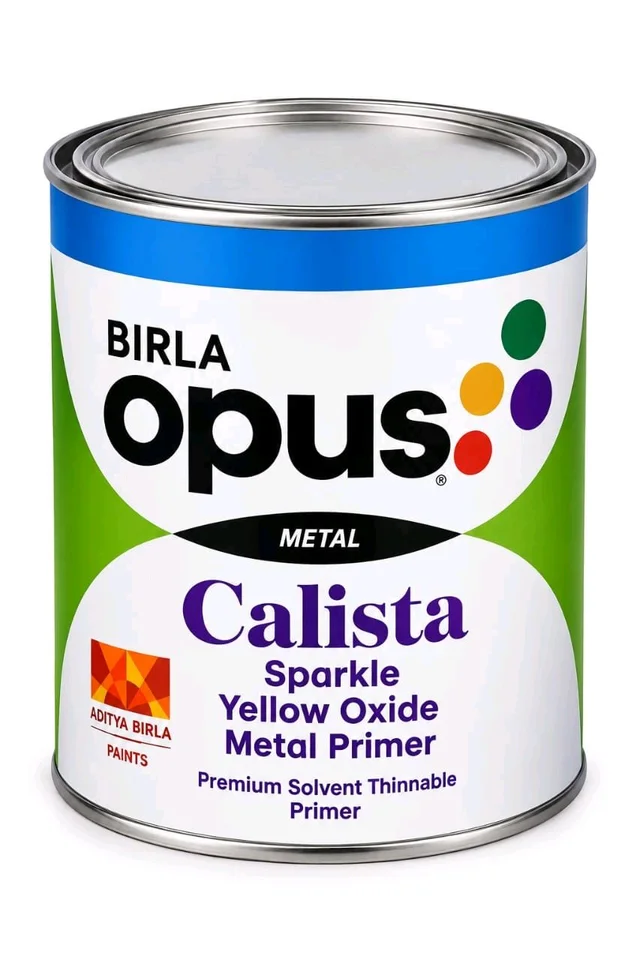 Birla Opus Red Oxide Primer ( Cover Max Style ) - 1L, Yellow oxide