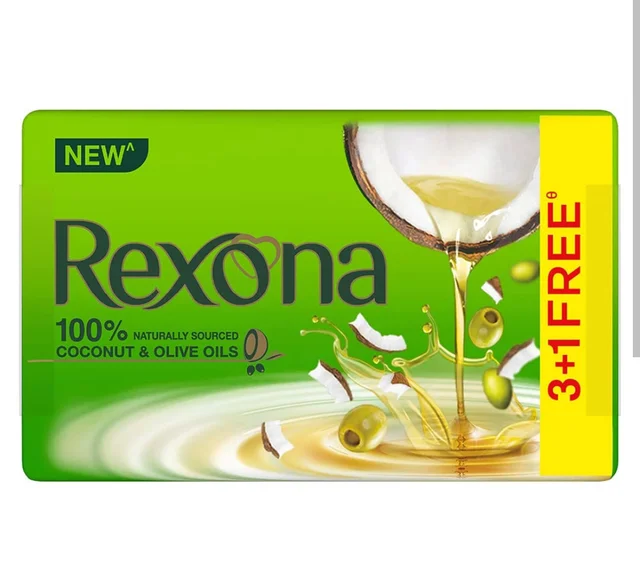 Rexona Coconut & Olive Oil 100gx4