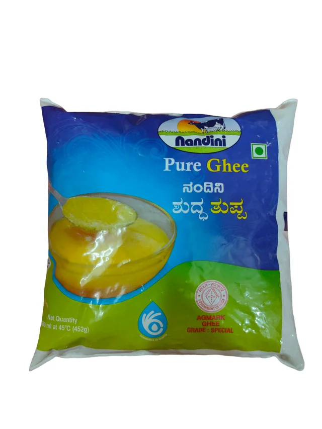 Nandini Pure Ghee Pouch - 500ml