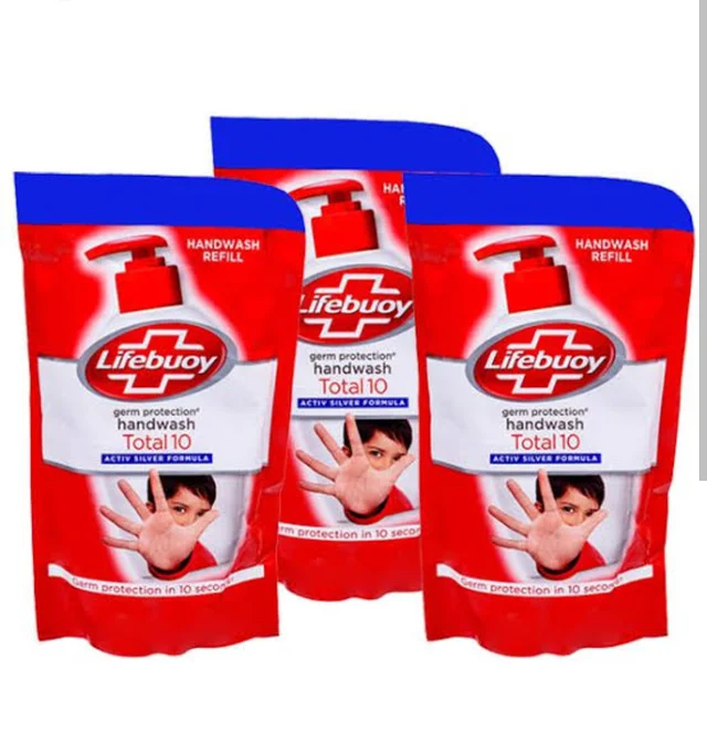 Lifebuoy Hand Wash Refill Total 185mlX3