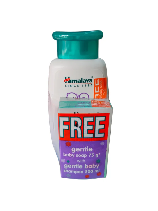 Himalaya Gentle Baby Shampoo + Free Baby Soap - 200ml