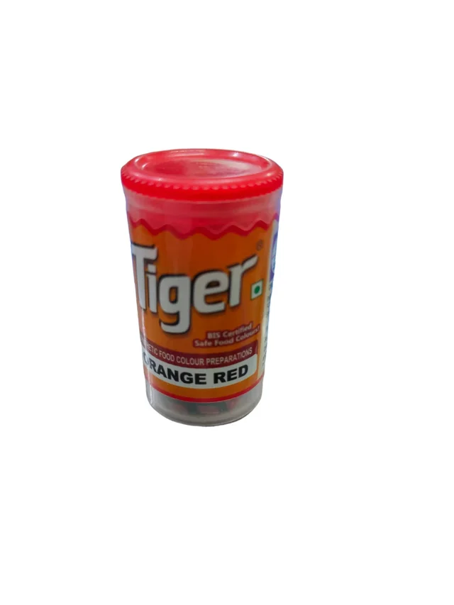 Tiger Food Colour 10g - Orange Red