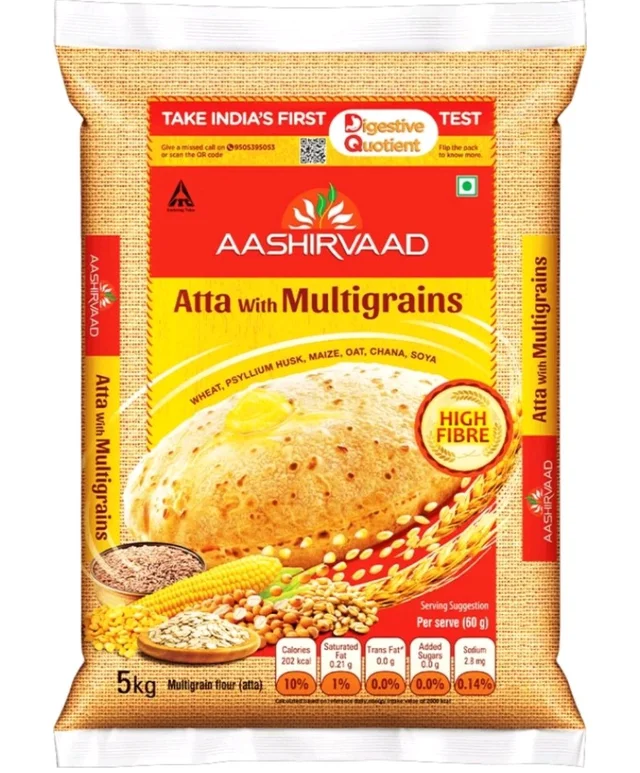 Aashirvaad Atta With Multi grain - 5kg