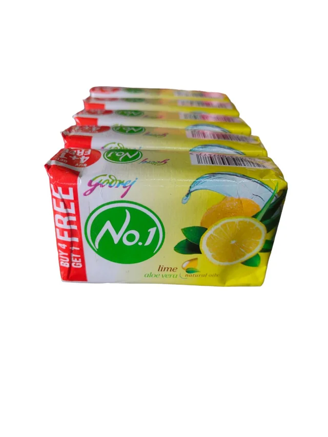 No1 Godrej Lime Aloe Vera - 100gx5pc