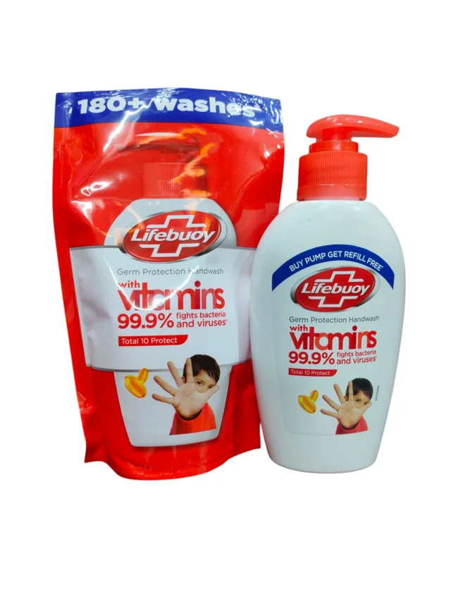 Lifebuoy Hand Wash Liquid - 190+185ml