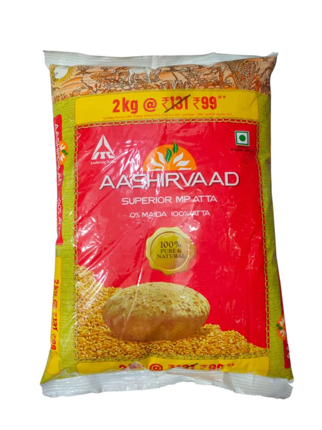 Wheat Aashirwad Mp Atta - 2kg