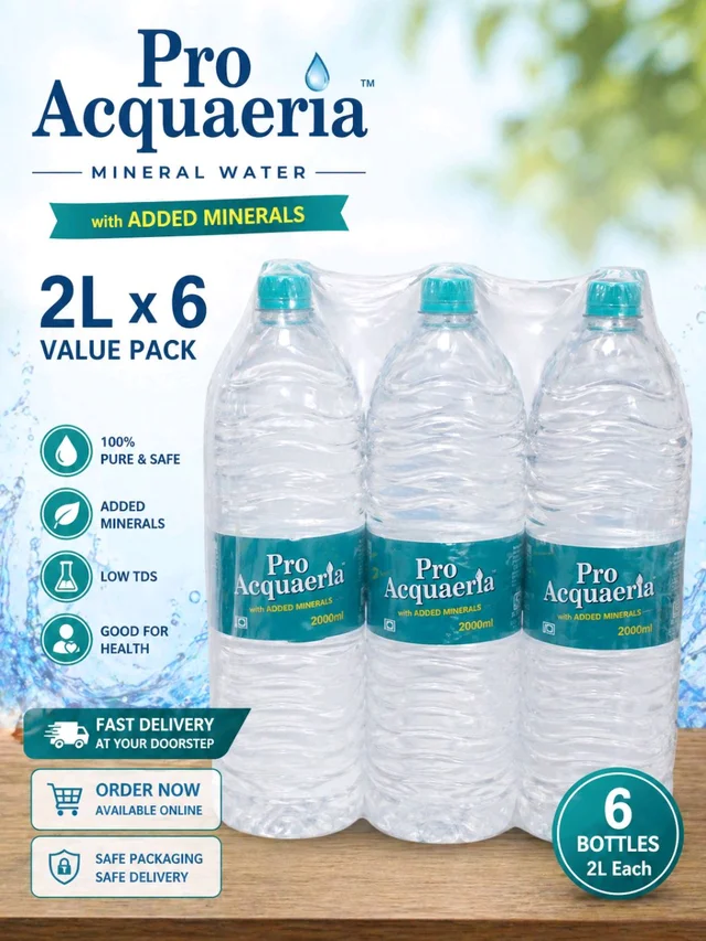 Pro Acquaeria Mineral Water - 2Lx6pc
