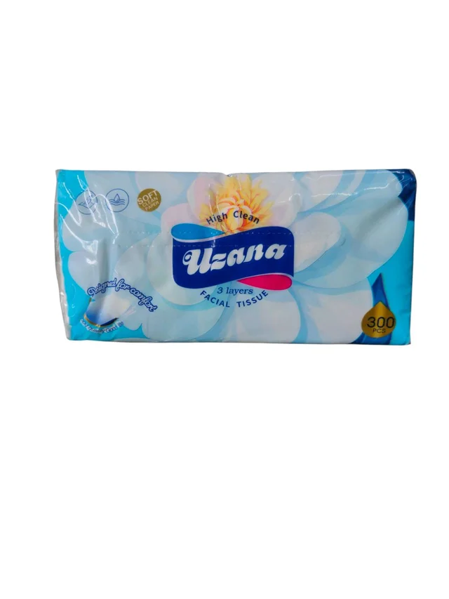 Uzana High Clean Facial Tissue 300pc - 1pc