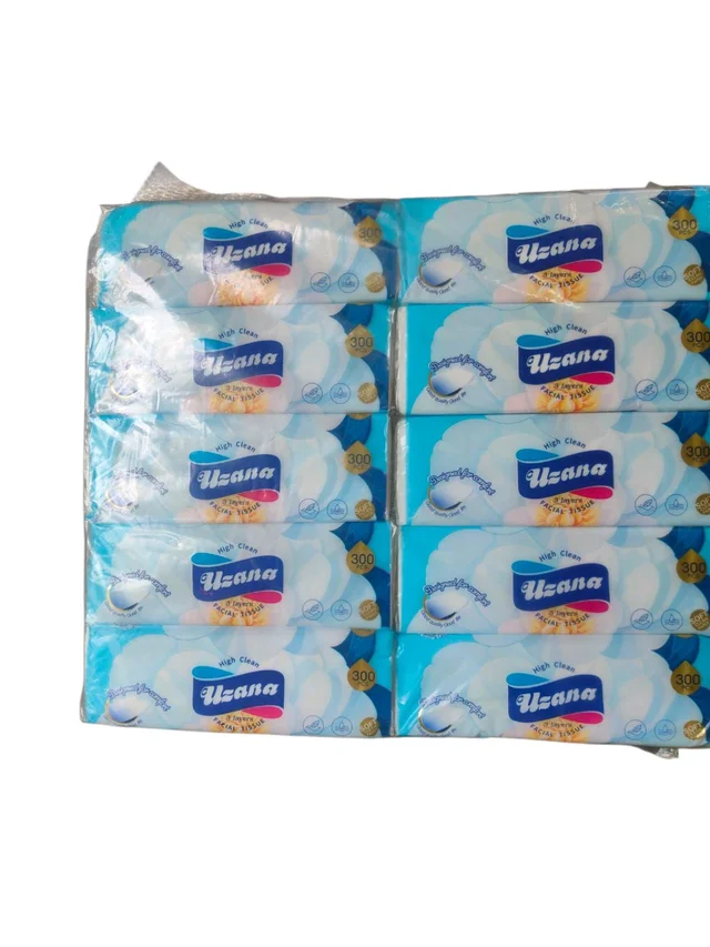 Uzana High Clean Facial Tissue 300pc - 10pc