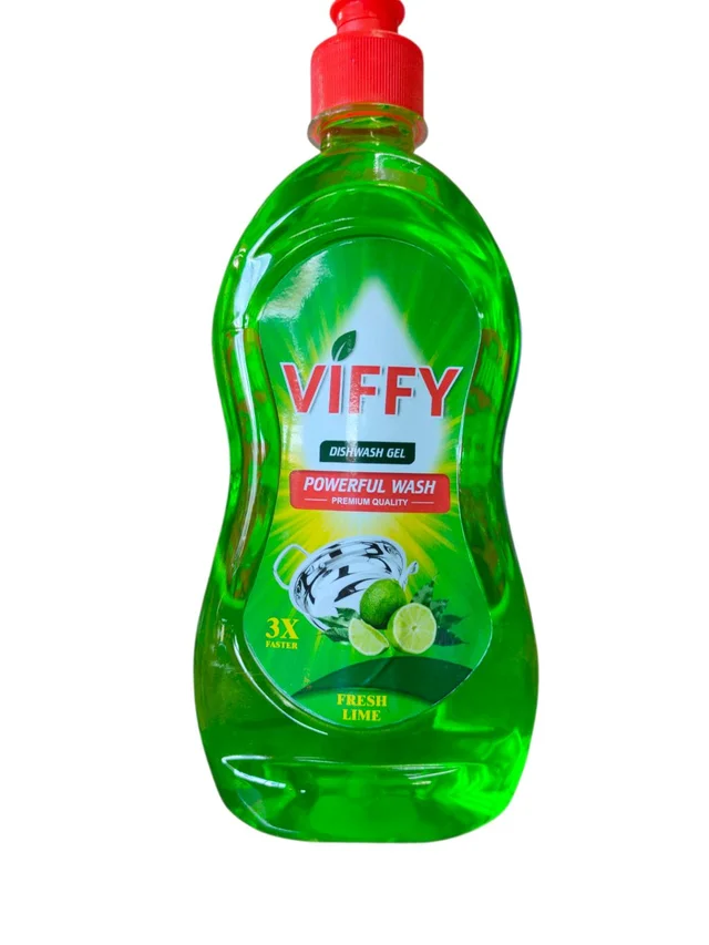 Viffy Dish Wash Gel 475ml - Lime