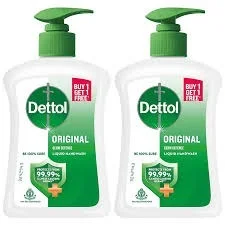 Dettol Hand Wash Liquid Pump 210ml - 180mlx2