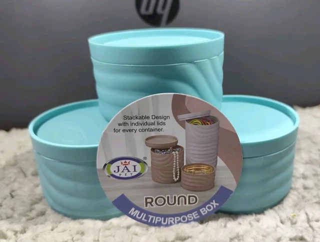 Round multipurpose box 3pcs Set
