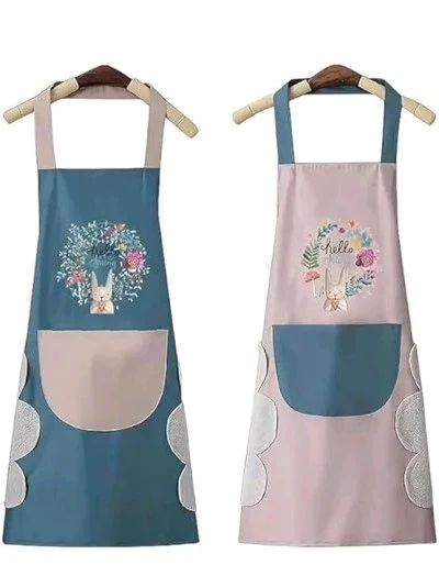 Waterproof apron With Side Towel
