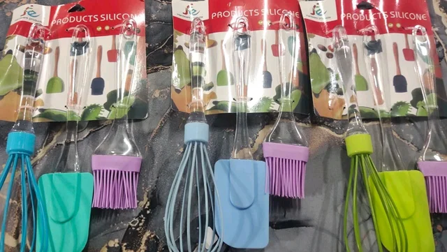 SILICON BRUSH 3PCS SET