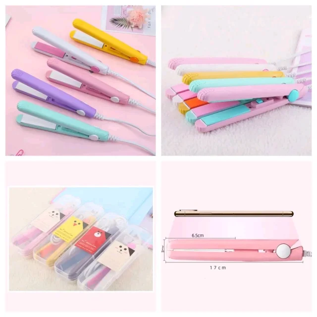 *Mini hair straightener and curler*