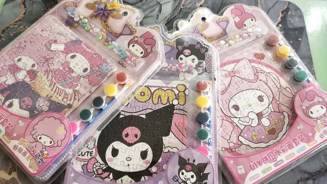 My Melody Puzzel Play Set With Colouring