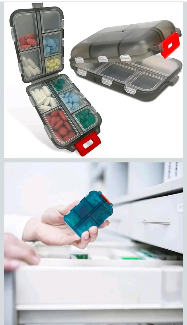 *MINI TRAVEL PILLS BOX*

Zin chhuahna ah..Damdawi chi hrang hrang ei lai neih a...Han in ken bawr tun ngai tawh miah lo in..he bawm te ah hian 
Damdawi mum chi hrang 10 lai mai a dah theih aw.. a phui tha a .Damdawi a chhiatphah dawn lo.

