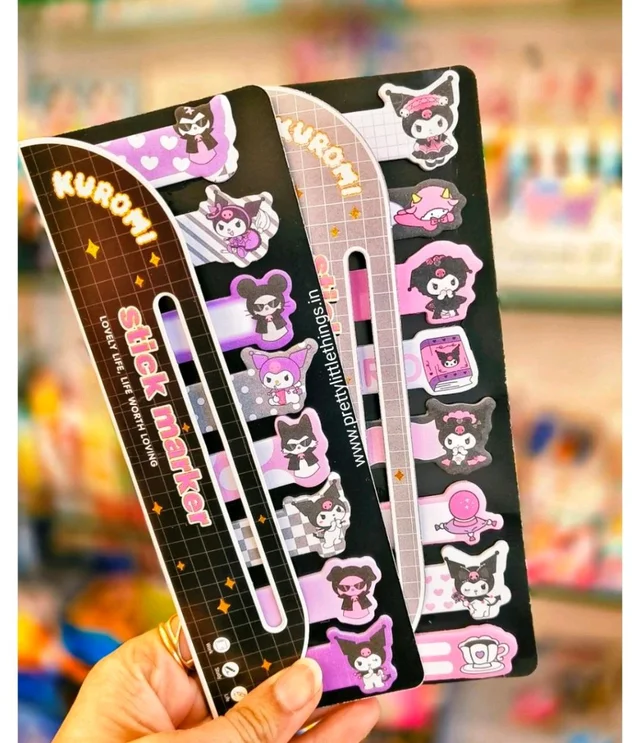 *Kuromi sticky note pad*