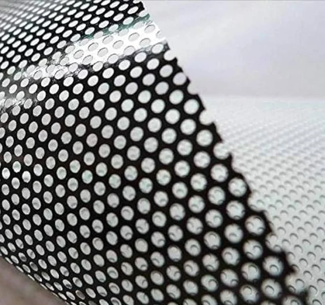 One Way Vision With Solvent Printing
