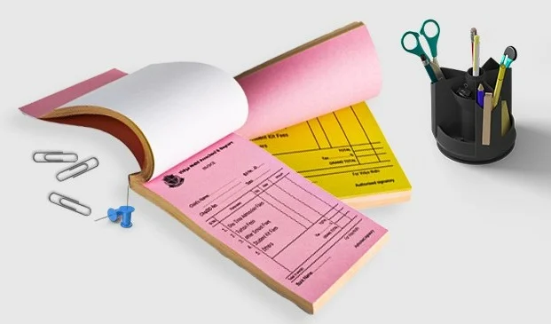 1/8 Size Singal Color Bill Book