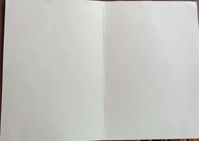 Havy Sheet Larg Size Wedding Card 938 - 7.5 x 10.5, White