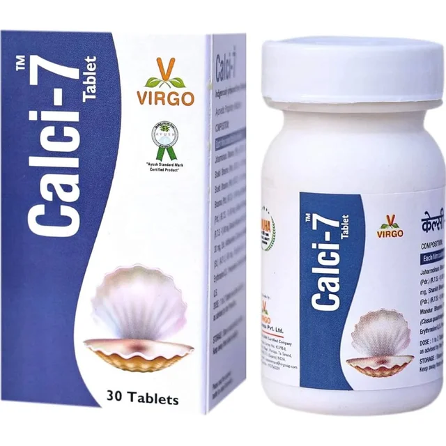 VIRGO UAP PHARMA CALCI-7 TABLET केल्सी-7 टैबलेट - 30 TABLET