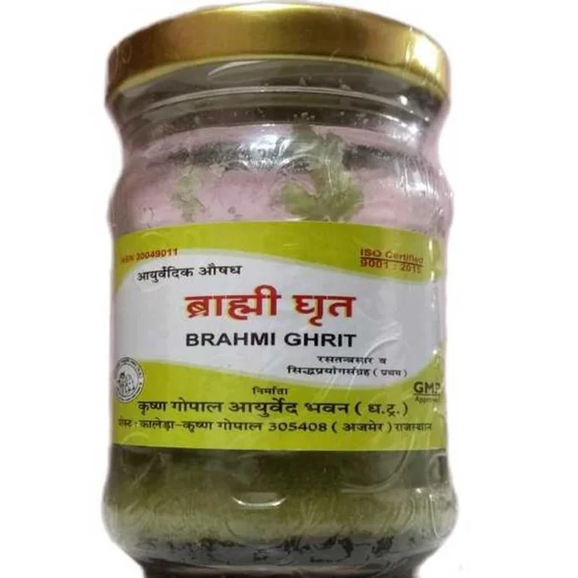 KRISHNA GOPAL AYURVED BHAWAN, KALERA BRAHMI GHRIT ब्राह्मी घृत - 60gm