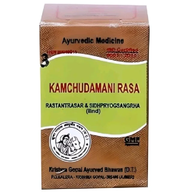 KRISHNA GOPAL AYURVED BHAWAN, KALERA कामचूड़ामणि रस KAMCHUDAMANI RAS