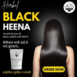 GAVYADHARA Herbal Black Heena (Natural Hair Dye) - 40gm