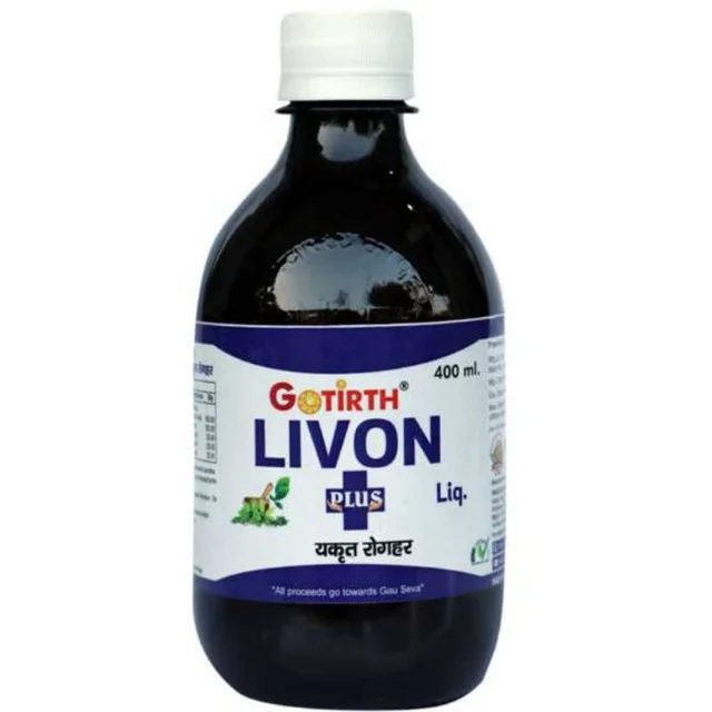 GOTIRTH LIVON लिवोन (यकृत,लिवर रोगहर) - Liquid 400ml+Tablet 40pc