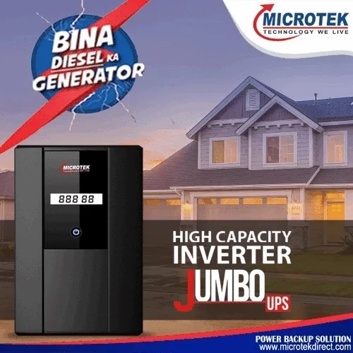 Microtek 2500+ 24V Pure Sine Wave Jumbo Home UPS