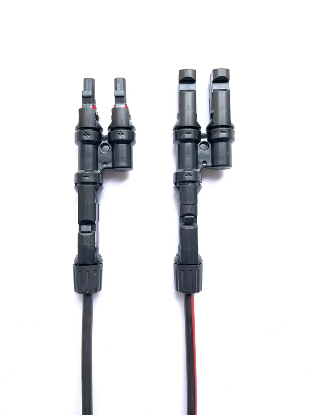 Solar 2 in 1 MC4 Connector 1500V 50A - With 1 Pair MC4 Connector