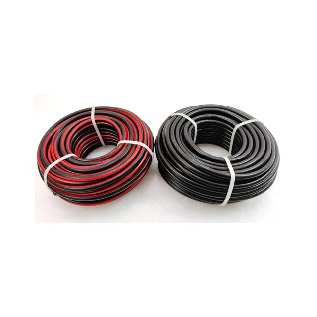 Microtek 10 Sq. mm Solar DC Cable XLPO TUV Protected - 50 Meter (25 Red + 25 Black)