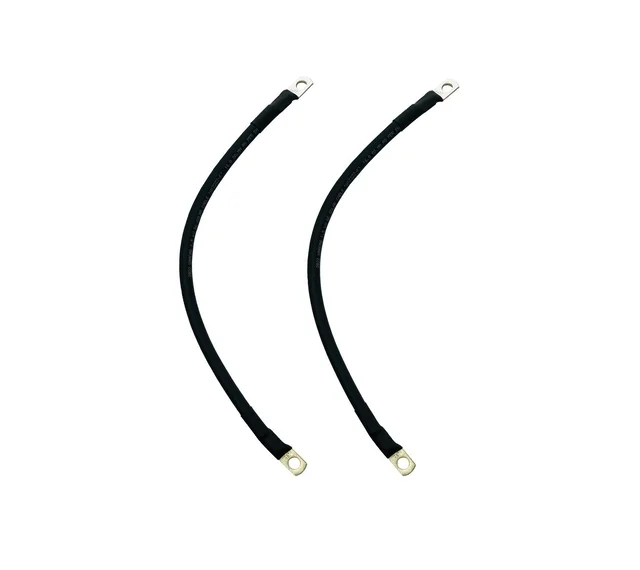 Metcab 16 Sq. MM Battery Connecting Cable with Ring Lugs - 2 Pieces, 1 Feet