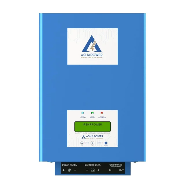 Ashapower Hercules 60 48/60/72/96/120V 60A MPPT Solar Charge Controller SMU Ver. 9.3