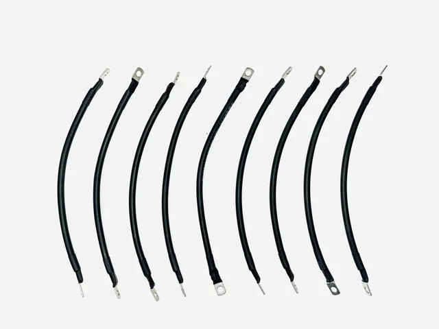Standard (Havells) 25 Sq. MM Battery Connecting Cable with Ring Lugs - 9 Pieces, 1.5 Feet
