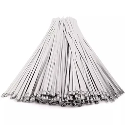 Cable Tie 300mm SS-304 Uncoated - 20 Pieces