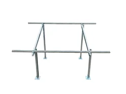 G.I. U Channel 2 Solar Panel Mounting Structure