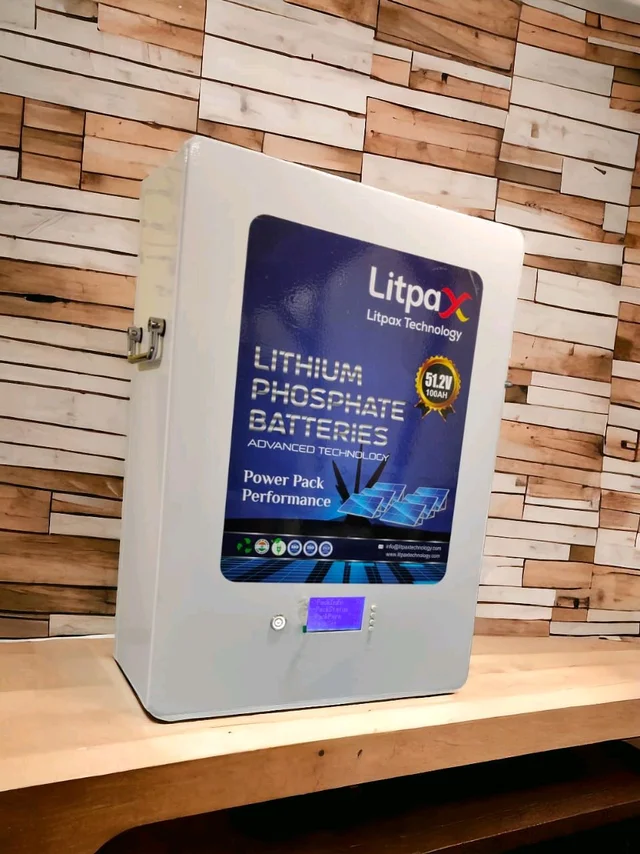 Litpax 51.2V 100Ah Lithium Phosphate Battery - 5 Years Warranty