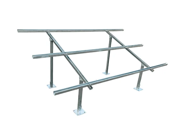 G.I. U Channel 2 Solar Panel Mounting Structure 