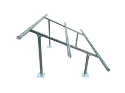 G.I. U Channel 2 Solar Panel Mounting Structure -