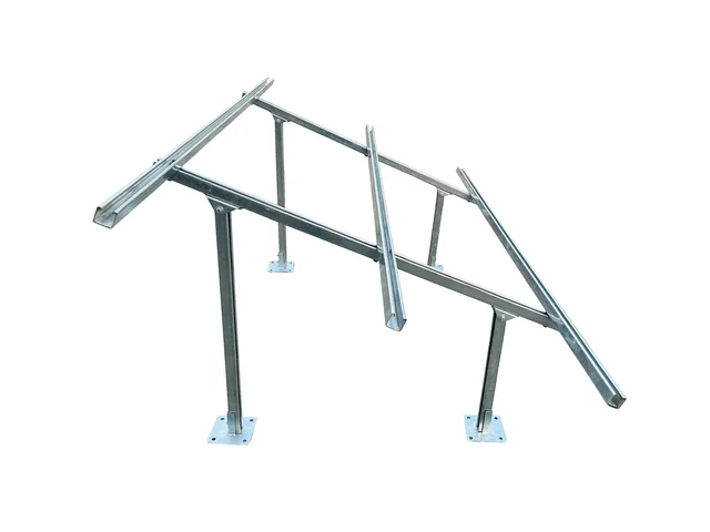 G.I. U Channel 2 Solar Panel Mounting Structure -