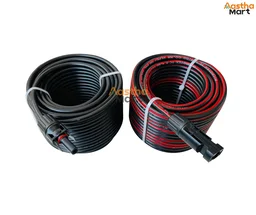 Microtek 4 sq.mm Solar DC Cable Type 1 with MC4 Connector - 10 Meter (5 Red + 5 Black)